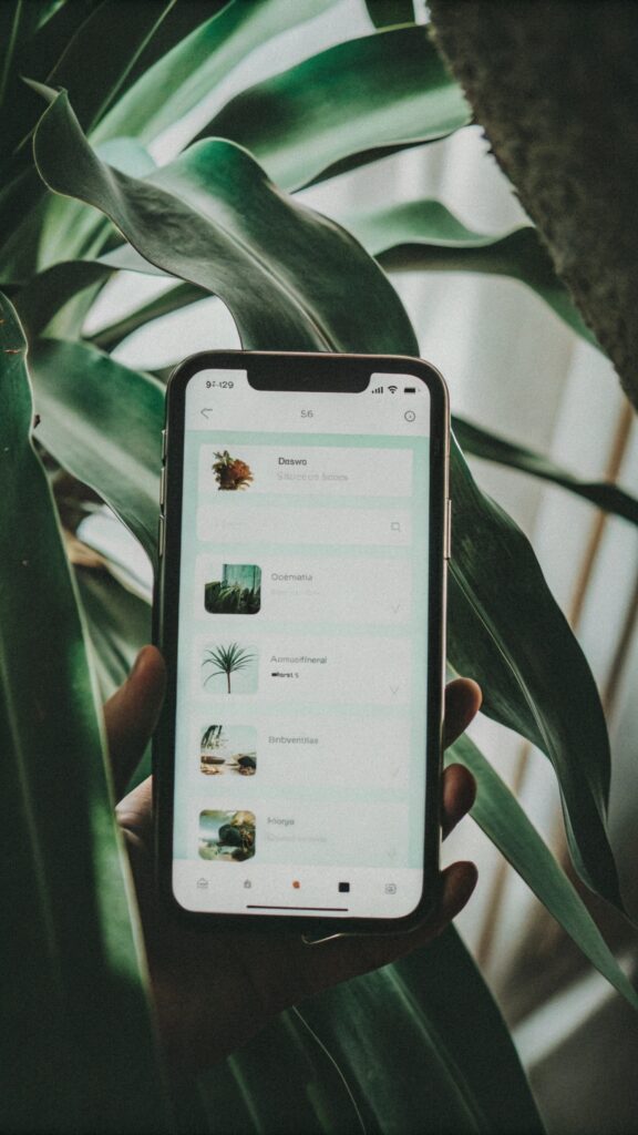 Imagen de una aplicación de gestión de tareas en un smartphone.
